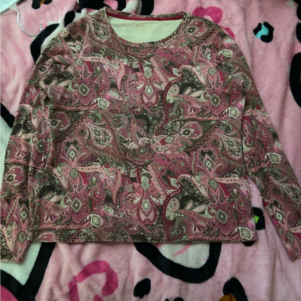 Multi colored long tee